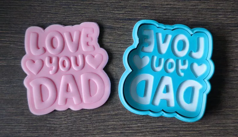 Формичка и ембосер „Love You Dad“ — Ден на бащата