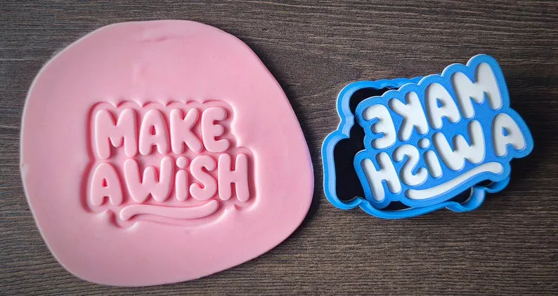 Формичка и ембосер „Make A Wish“ — рожден ден