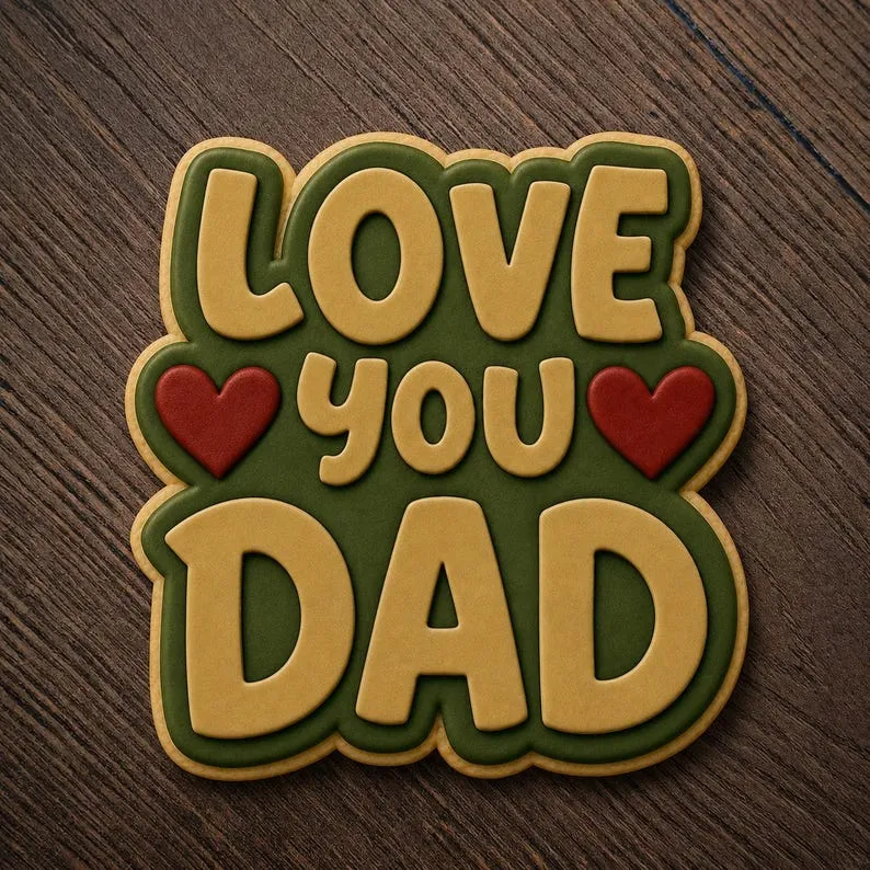 Формичка и ембосер „Love You Dad“ — Ден на бащата